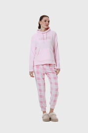 Pijama Mujer Polar Rosado