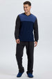 Pijama Hombre Polar Azul