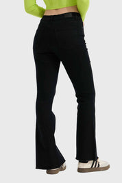 Jeans Mujer Flare Monse Negro