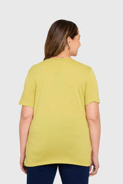 Polera Mujer Tachas Pistacho