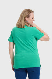 Polera Mujer Con Tachas Menta