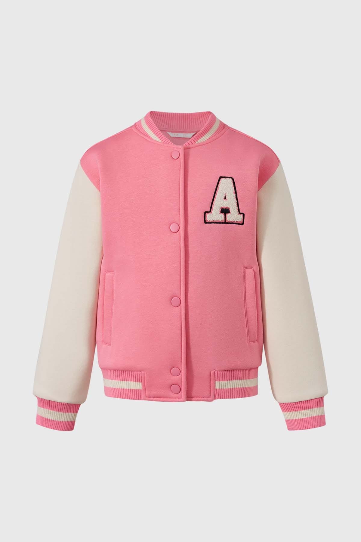 Chaqueta Niña College Rosado