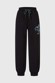 Pantalón Buzo Niño Jogger Print Negro X