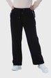Pantalón Buzo Mujer Con Cordón Y Bolsillo Negro