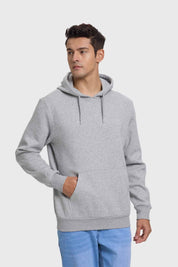 Polerón Hombre Hoodie Básico Gris