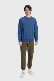 Polerón Hombre Básico Azul