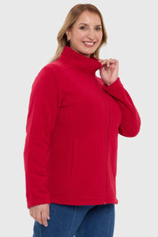Polar Mujer Básico Rojo
