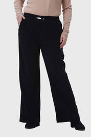 Pantalón Mujer Recto Negro