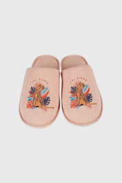 Pantufla Mujer Estampada Damasco