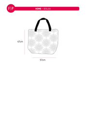 BOLSA HOME HOLOGRAFICA BLANCO