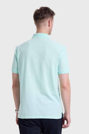 Polera Hombre Piqué Básica Verde