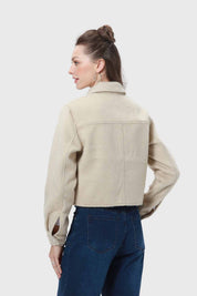 Chaqueta Mujer Sobrecamisa Nude