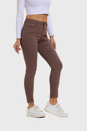 Jeans Mujer Skinny Chocolate
