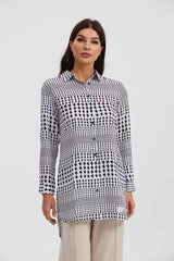 Blusa Mujer Tipo Camisa Blanco