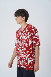 Camisa Oversize Hombre Rojo