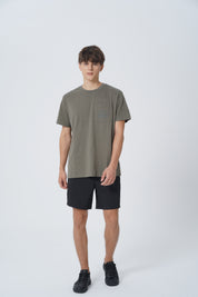 Polera Regular Hombre Verde Militar