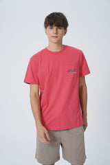 Polera Regular Hombre Rosado