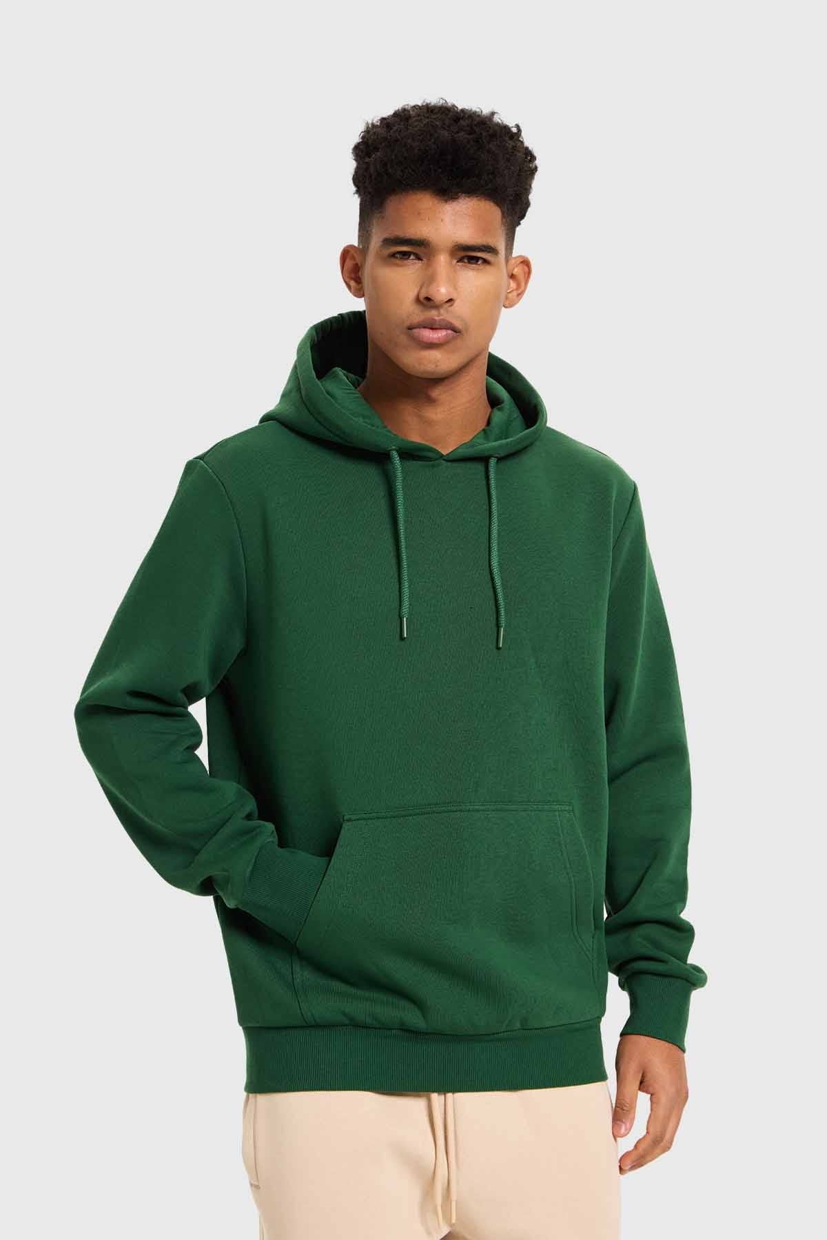 Poleron Polar Basico Hombre Polerón Hombre Basic Verde