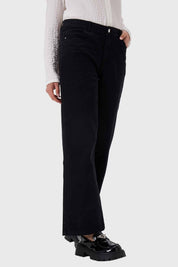 Pantalón Mujer Abotonado Negro