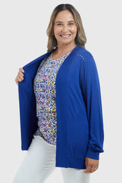 Polera Mujer Tapado Canesú Azul