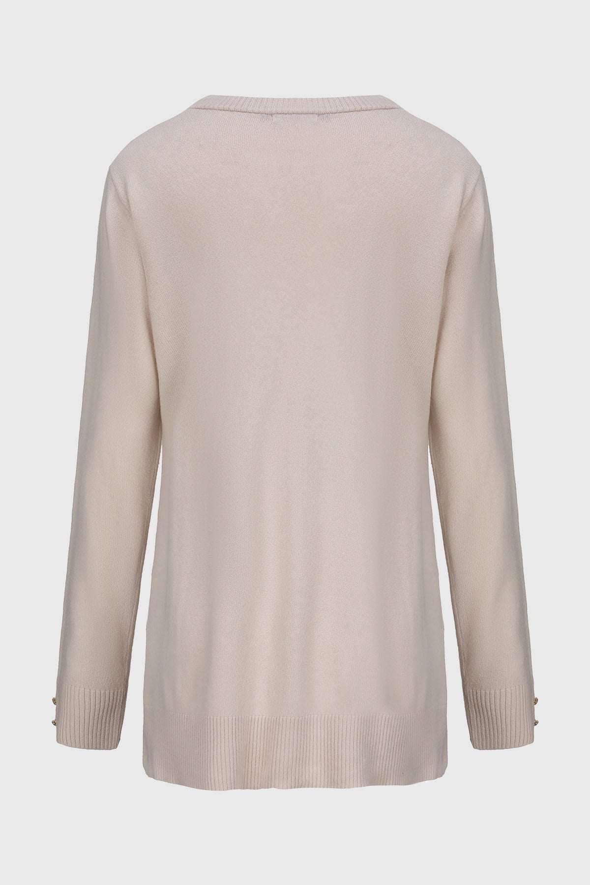 Sweater Mujer Cerrado Arena
