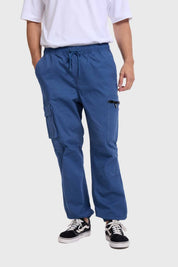 Pantalón Hombre Cargo Jogger Azul