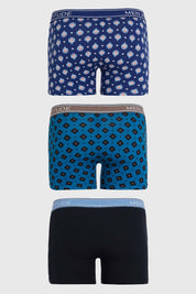 Boxer Hombre Tripack Negro