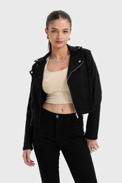 Chaqueta Mujer Biker Negro