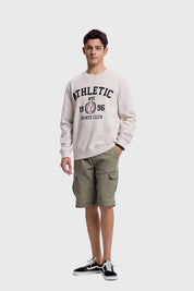 Polerón Hombre College Beige