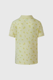 Polera Niño Piqué Print Amarillo