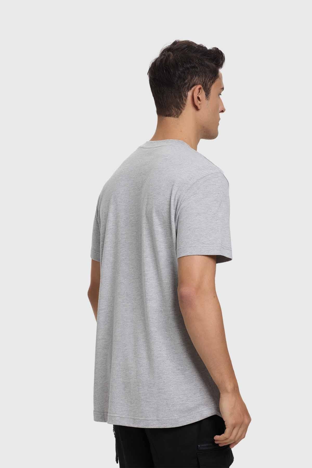 Polera Hombre Long Fit Básica Marengo