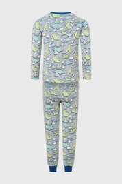 Pijama Niño Fosforescente Azul