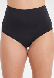 Calzón Mujer Tiro Alto Control Abdomen Negro