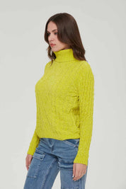 Sweater Mujer Tejido Verde