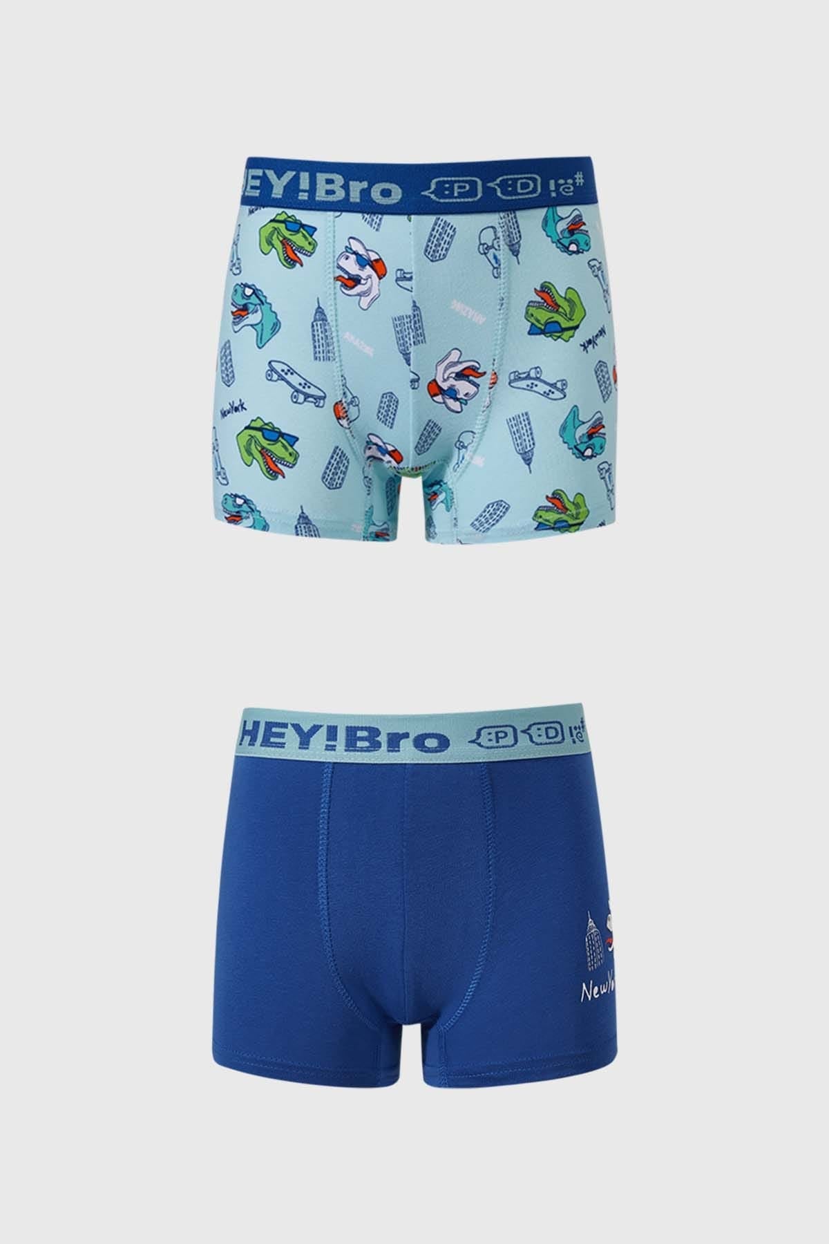 Boxer Niño Bipack Azul