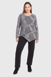 Sweater Mujer Cerrado Negro