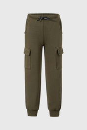Pantalón Buzo Niño Jogger Cargo Verde