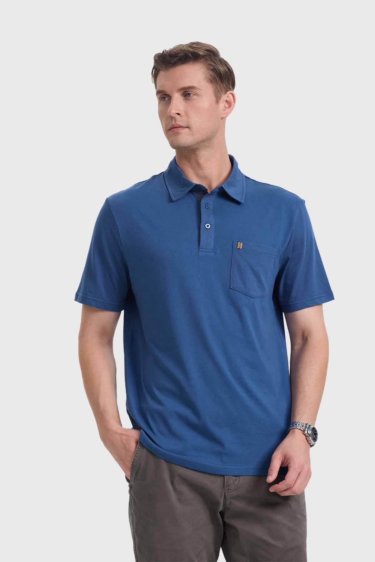 Polera Hombre Azul