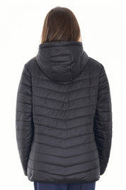 Parka Mujer Con Chiporro Negro
