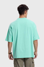 Polera Hombre Oversize Verde