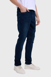 JEANS HOMBRE ROTURA BOLSILLO AZUL OSCURO