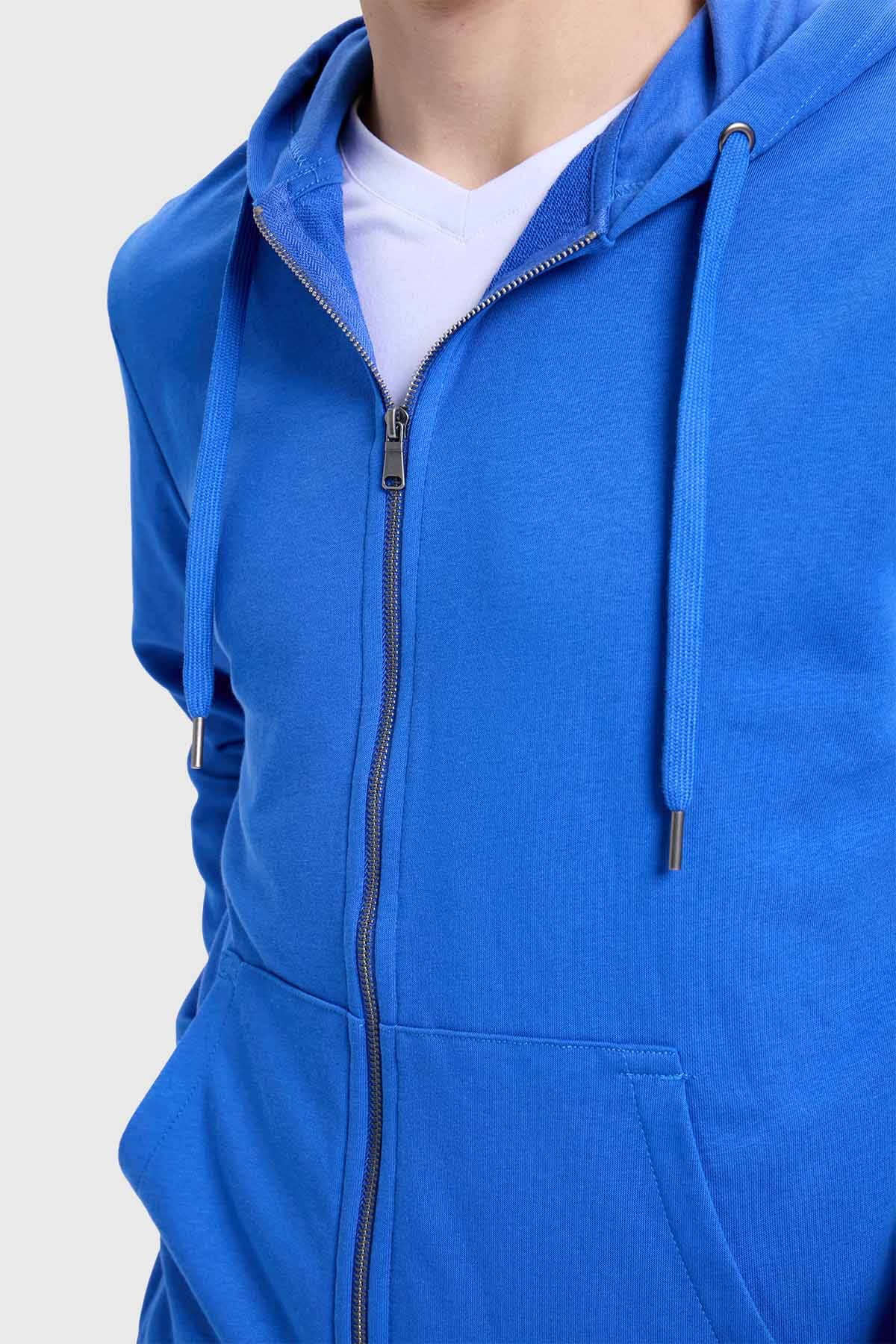 Polerón Hombre Básico Rider Azul