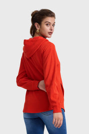 Polerón Mujer Cerrado Naranjo