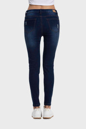 Jeans Mujer Skinny Lia Azul