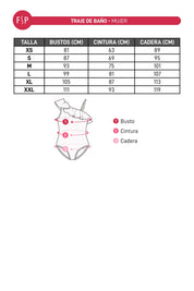 Traje De Baño Mujer Calzon Tiro Alto Fucsia
