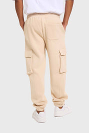 Pantalón Buzo Hombre Jogger Básico Beige
