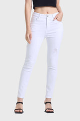 Jeans Skinny Lia Lavado Mujer Blanco