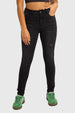 Jeans Mujer Skinny Lia Lavado Negro