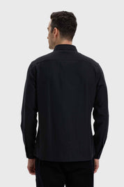 Camisa Hombre Oxford Negro