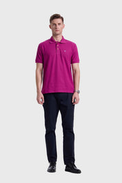 POLERA HOMBRE PIQUE LISA VIOLETA FSP